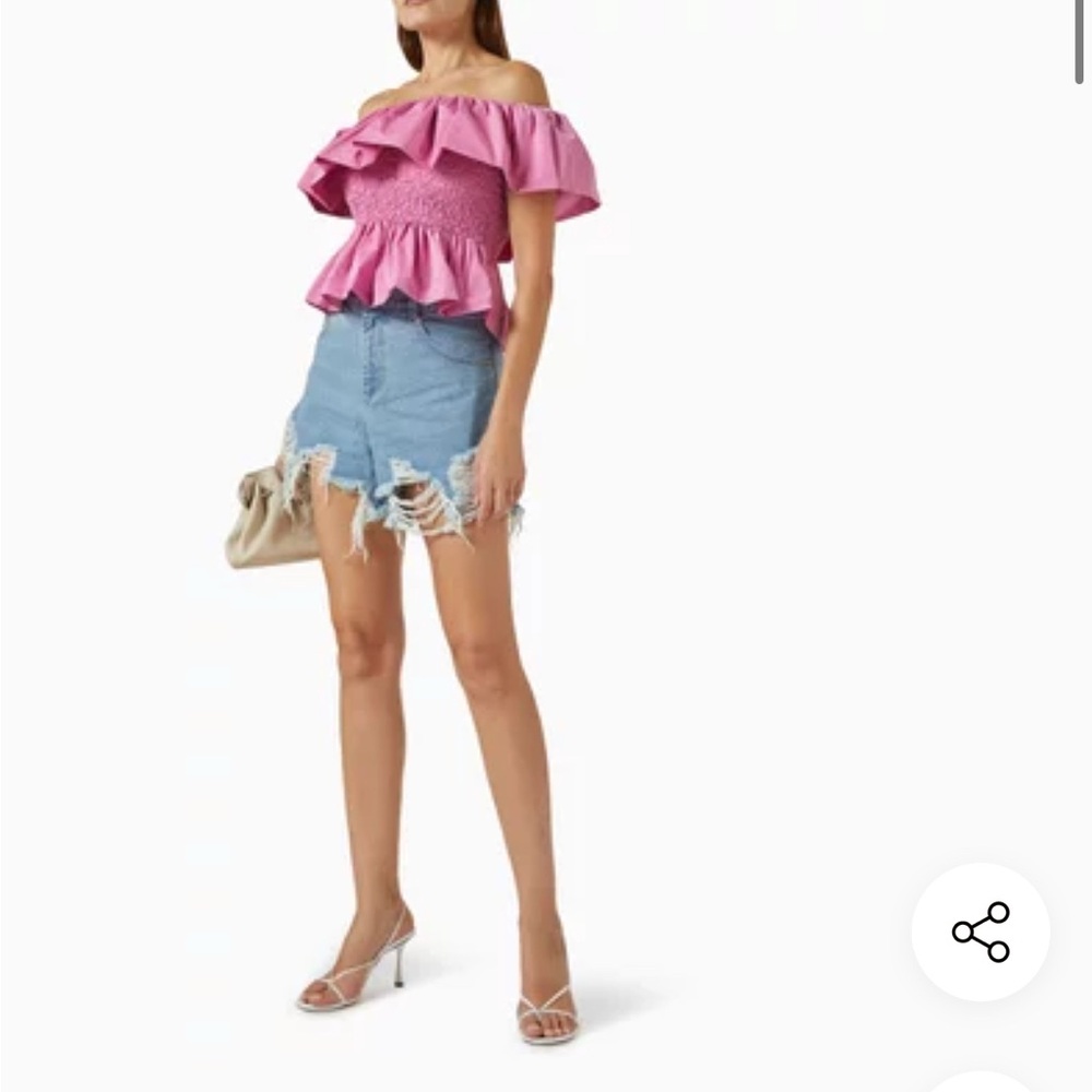 SEA NEW YORK Diana Off The Shoulder Top | Size L